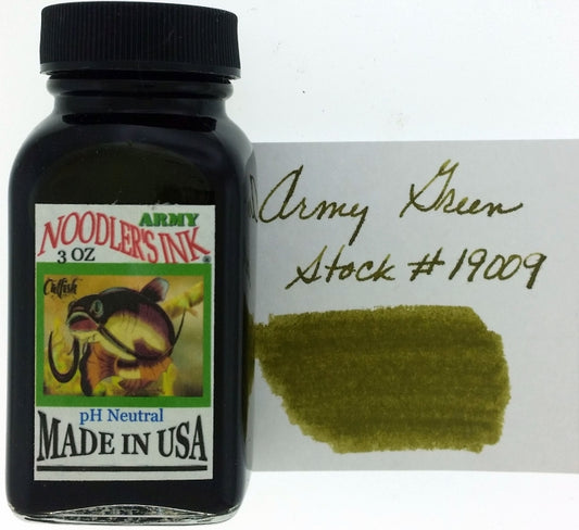 19009 Noodler's Army Green 3 oz.