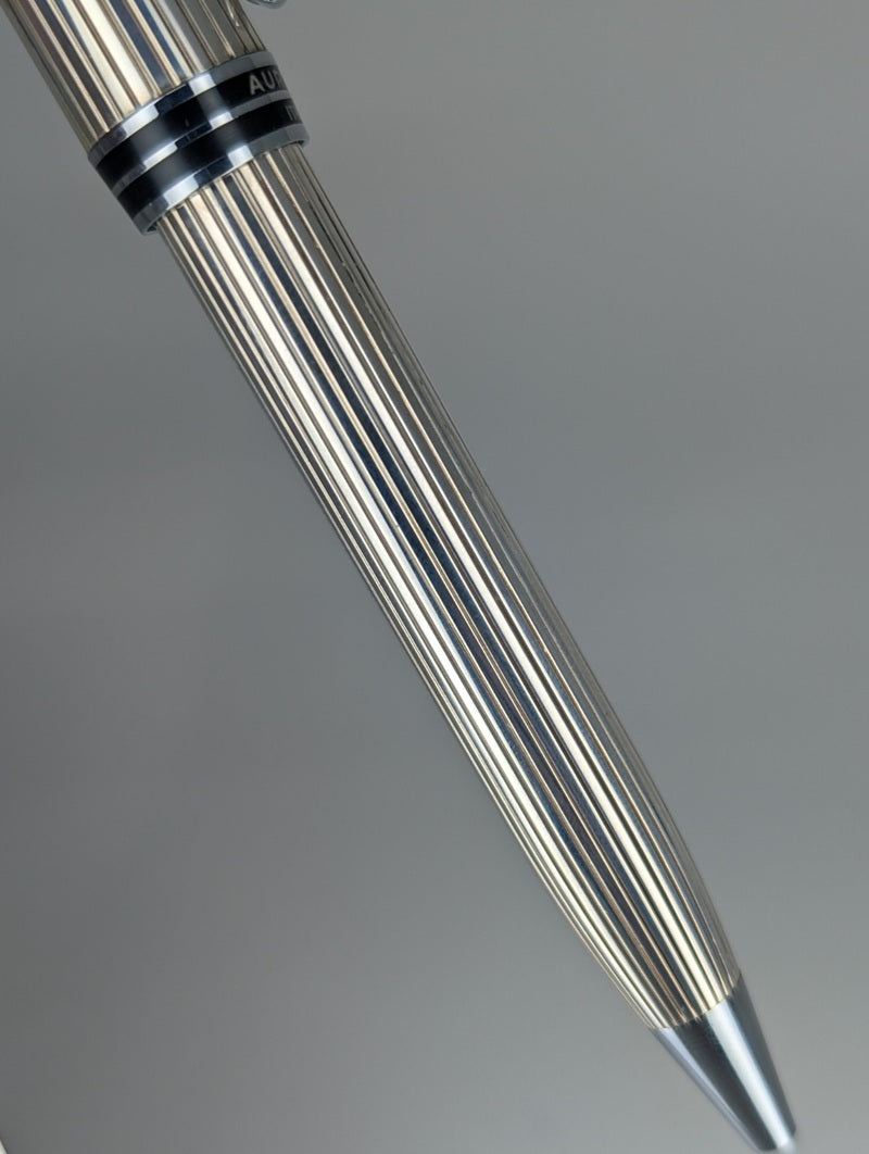 *Consignment* Aurora Ipsilon 925 Silver Ballpoint Pen Clicker