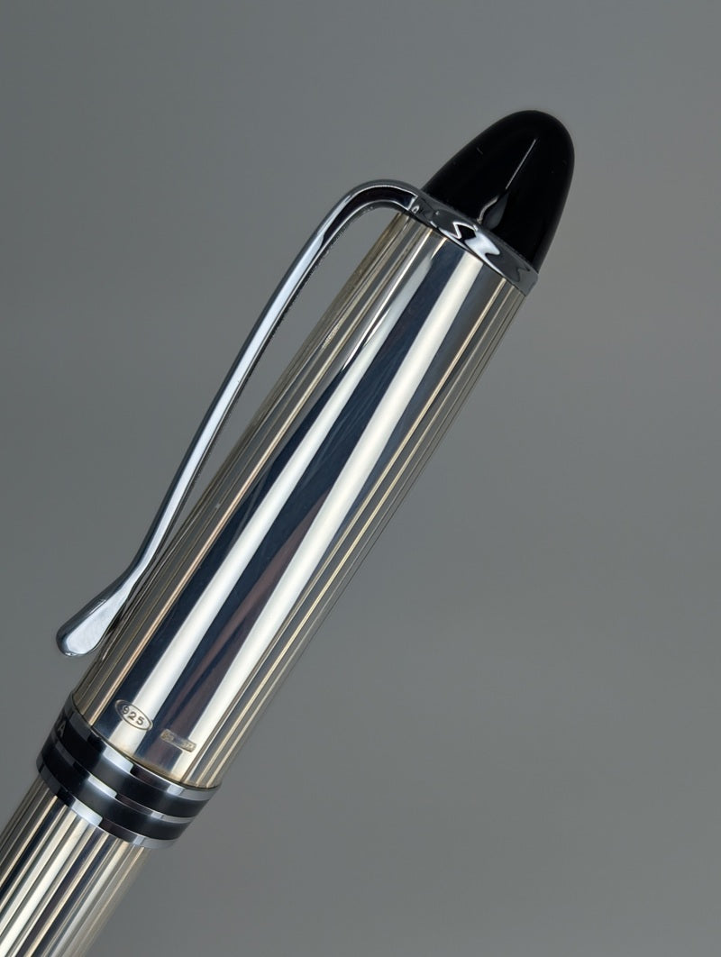 *Consignment* Aurora Ipsilon 925 Silver Ballpoint Pen Clicker