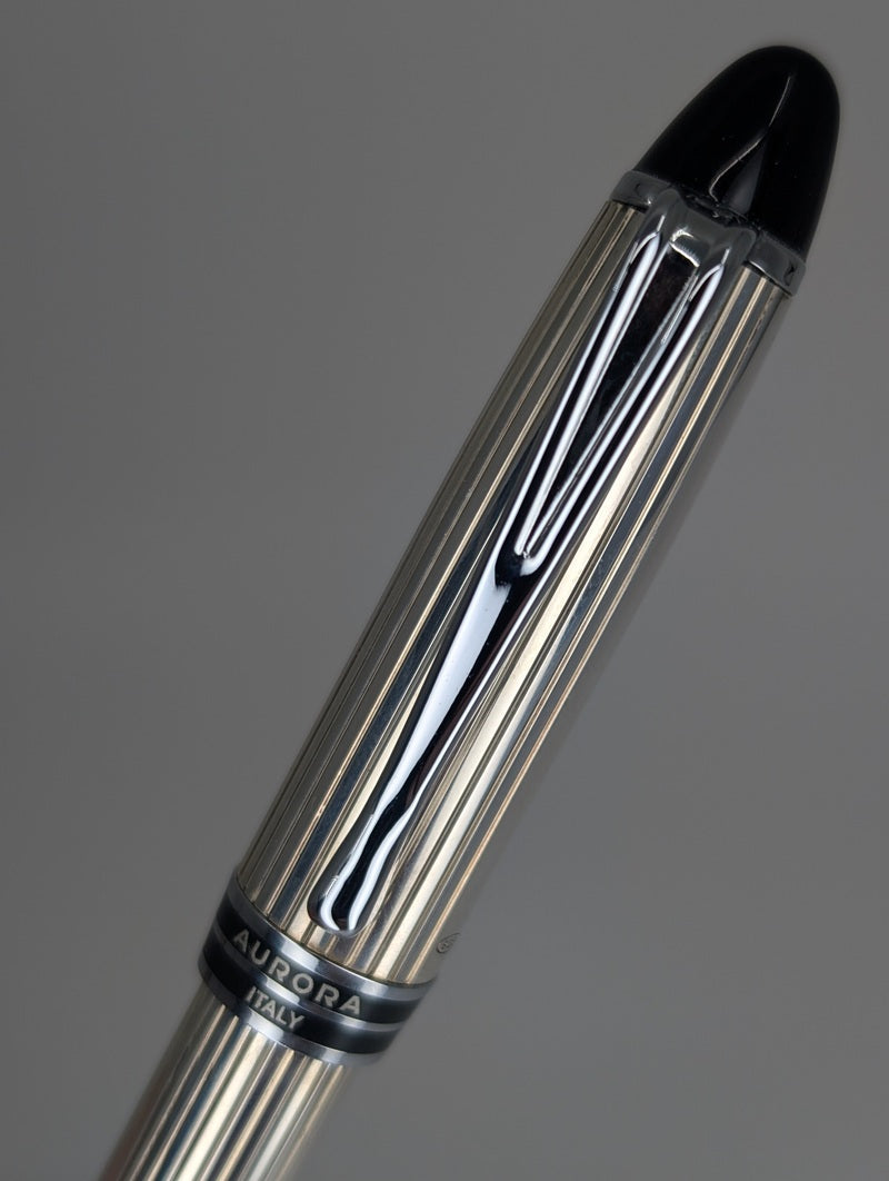 *Consignment* Aurora Ipsilon 925 Silver Ballpoint Pen Clicker