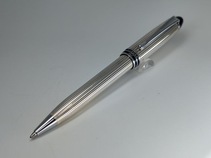 *Consignment* Aurora Ipsilon 925 Silver Ballpoint Pen Clicker