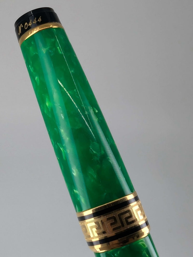 *Consignment* Aurora Primavera Green Pen / Pencil Set / Fountain Pen 18k Medium Nib