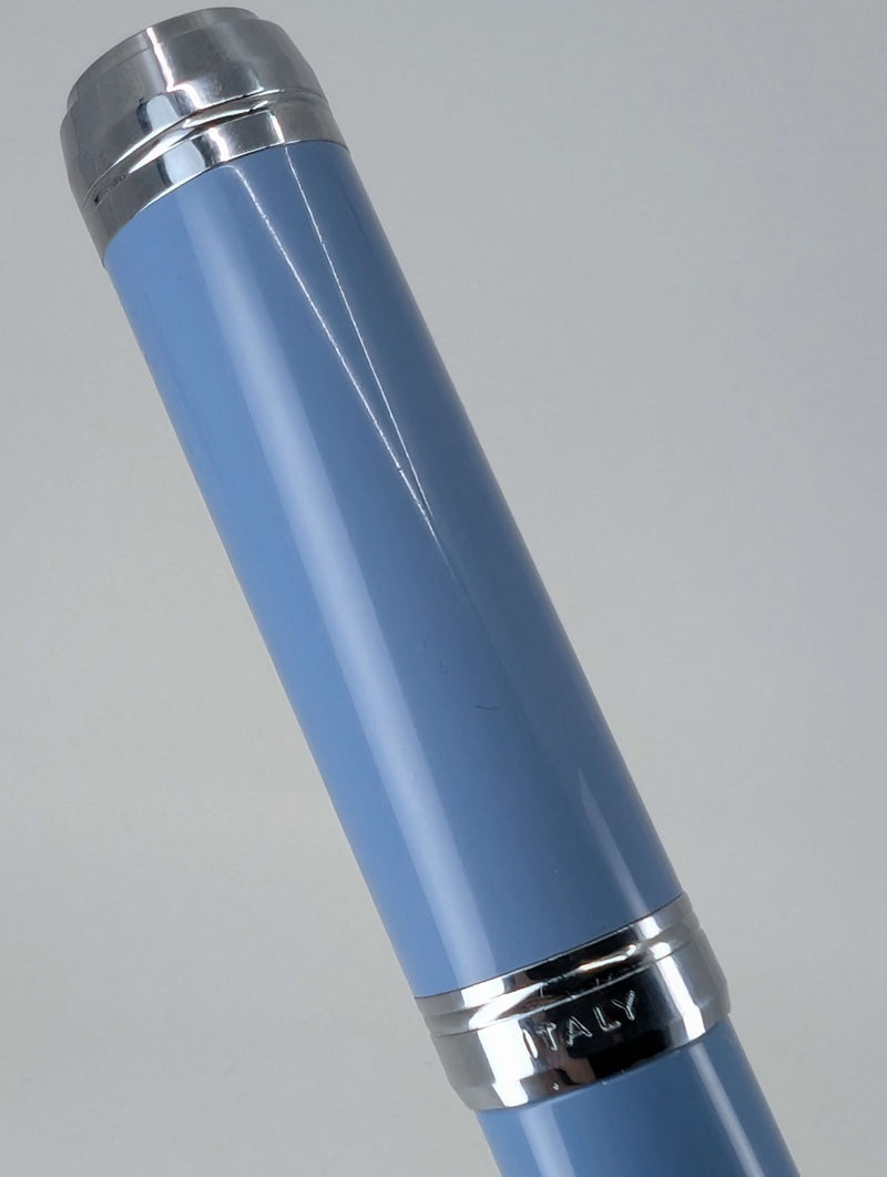 *Consignment* Aurora Talentum Light Blue Fountain Pen 14k Gold Medium Nib