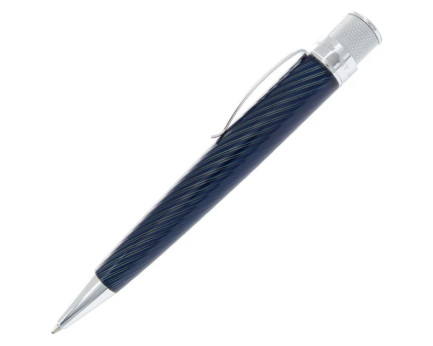 Retro 51 Tornado Bronx Navy Big Shot Rollerball Pen