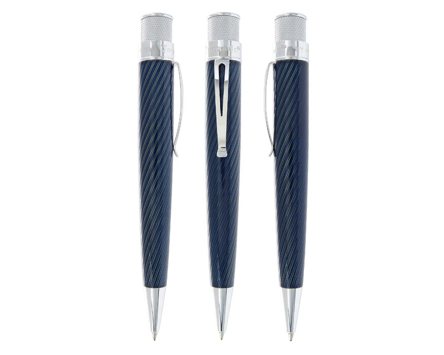 Retro 51 Tornado Bronx Navy Big Shot Rollerball Pen