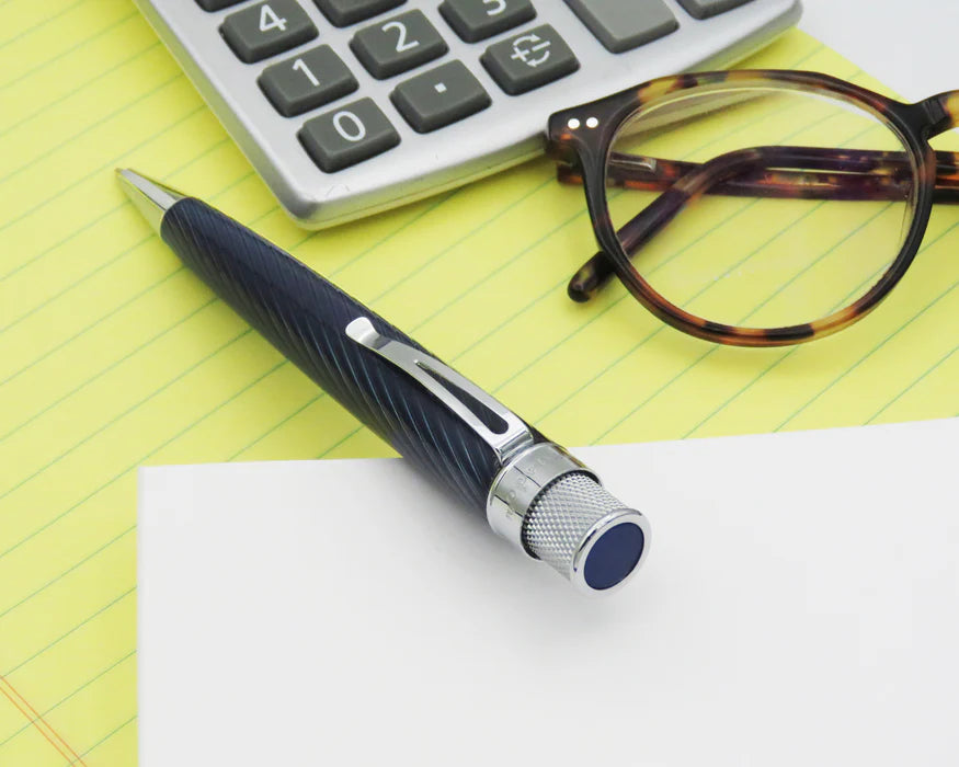 Retro 51 Tornado Bronx Navy Big Shot Rollerball Pen