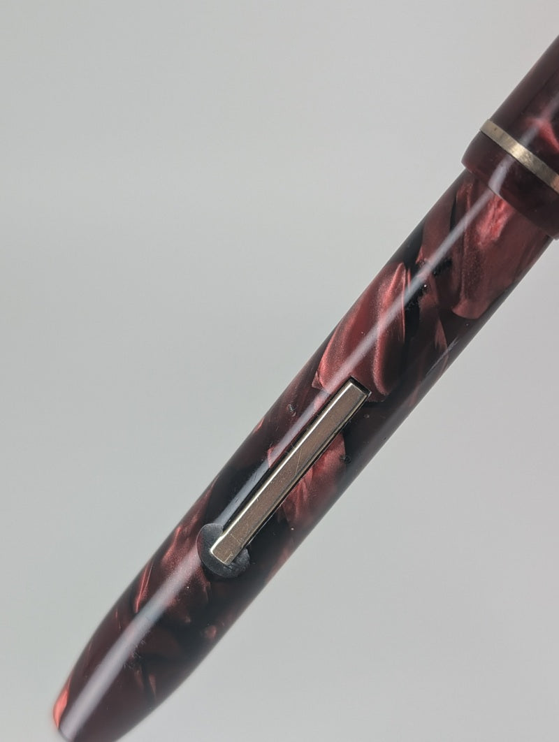 *Consignment* Belmont Non-Breakable "The Rexall Store" Vintage Fountain Pen 14k Gold Fine Nib
