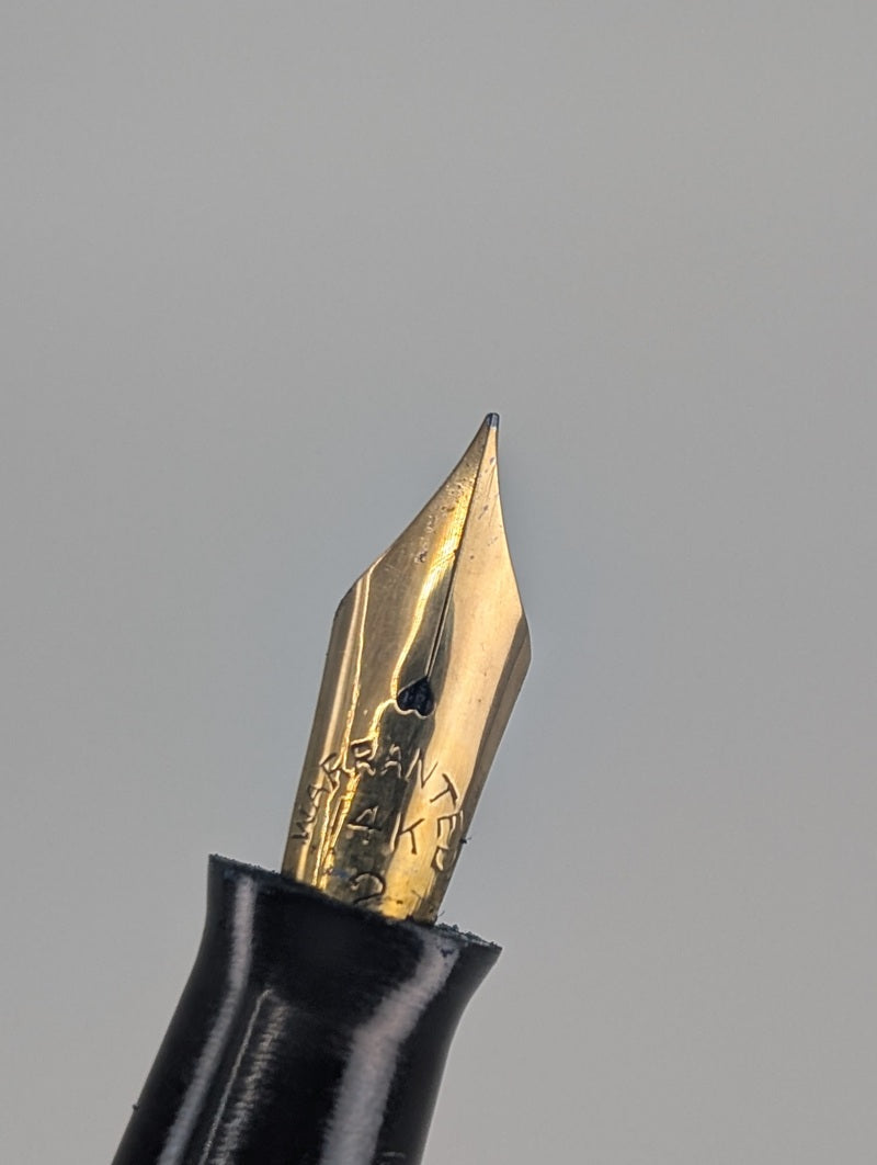 *Consignment* Belmont Non-Breakable "The Rexall Store" Vintage Fountain Pen 14k Gold Fine Nib