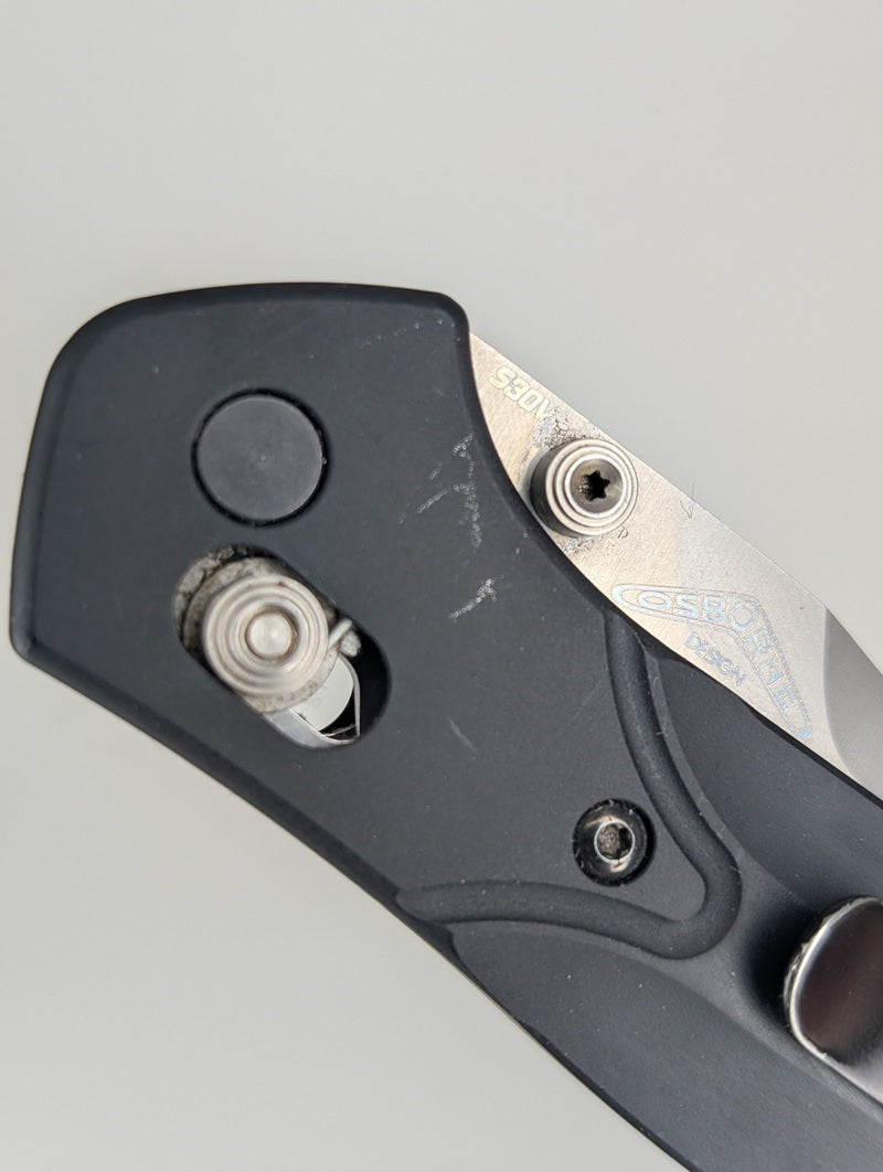 *Consignment* Benchmade 943 Osbourne S30V Black Folding Knife