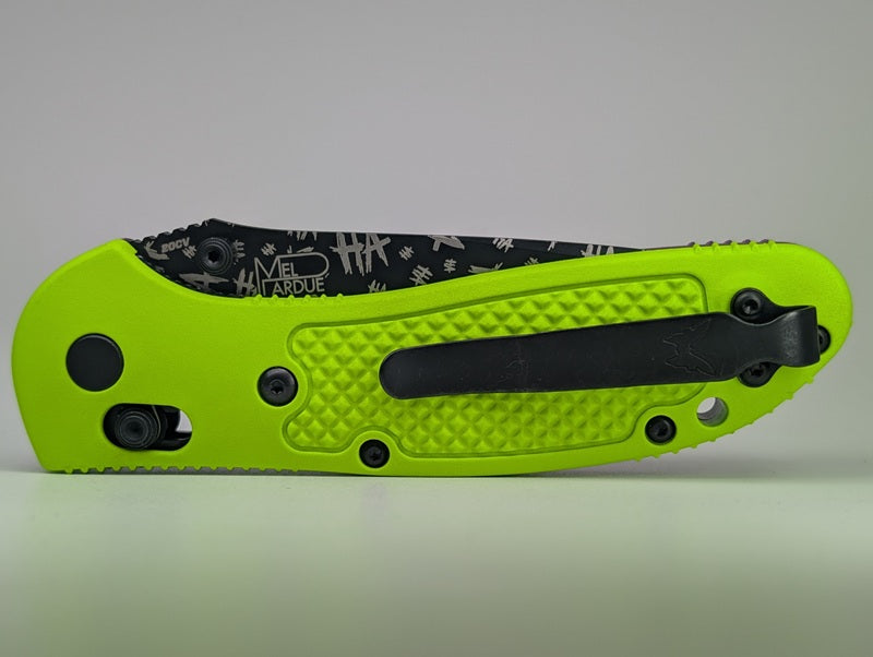 *Consignment* Benchmade Custom Griptilian "Joker" AXIS-LOK Folding Knife