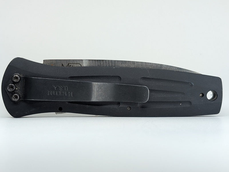 *Consignment* Benchmade / Mel Pardue Black Auto Folding Knife