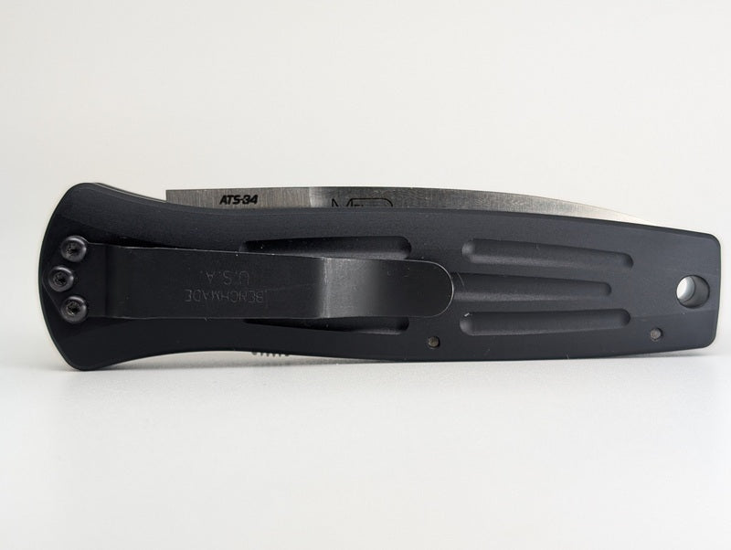 *Consignment* Benchmade / Mel Pardue Black Auto Folding Knife NIB