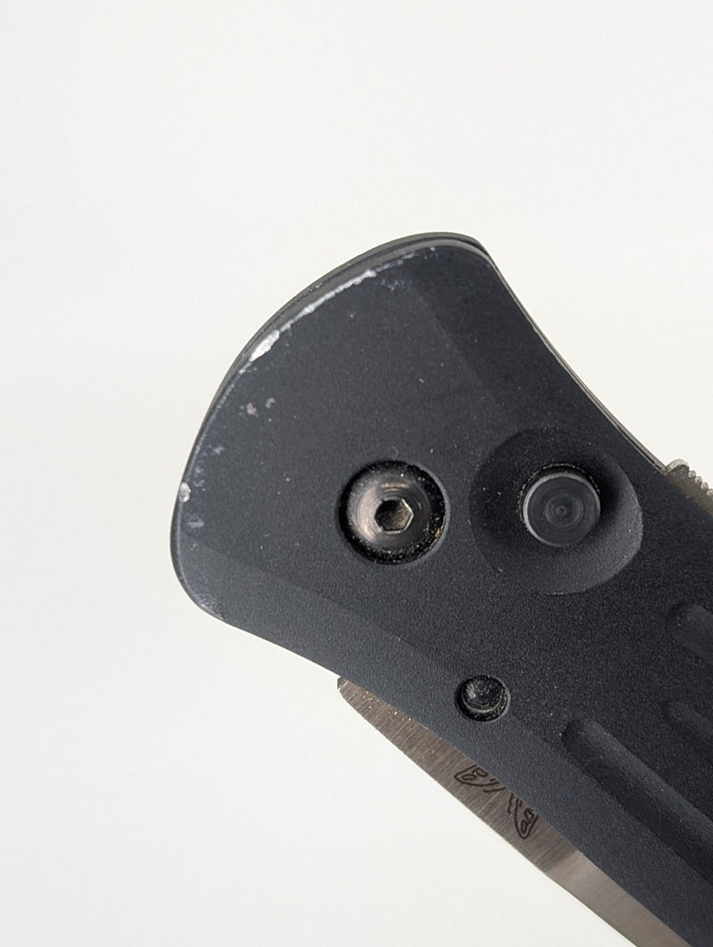 *Consignment* Benchmade / Mel Pardue Black Auto Folding Knife