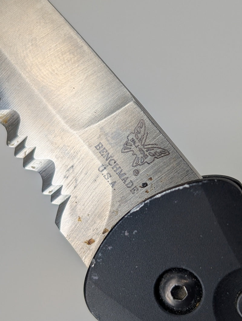 *Consignment* Benchmade / Mel Pardue Black Auto Folding Knife