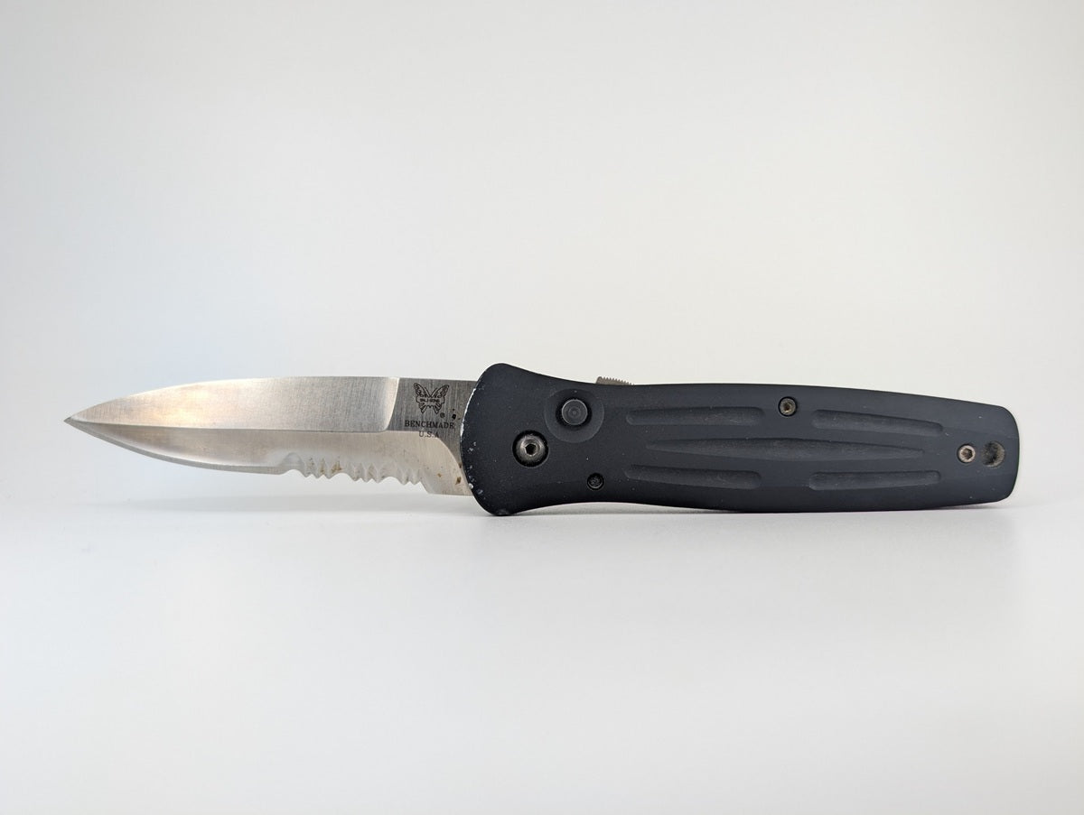 *Consignment* Benchmade / Mel Pardue Black Auto Folding Knife