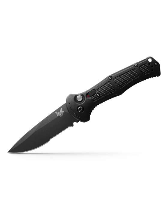Benchmade Claymore Black Grivory Partial Serrated
