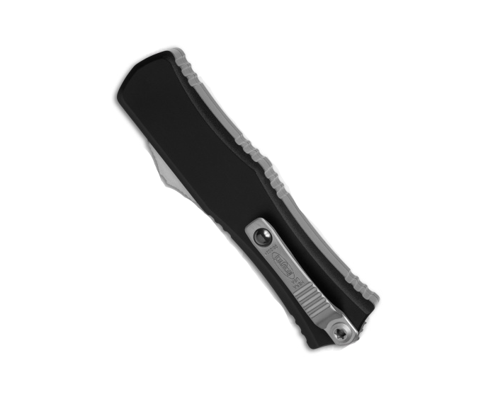 Microtech Hera II Mini Black Recurve Stonewash Out the Front Knife