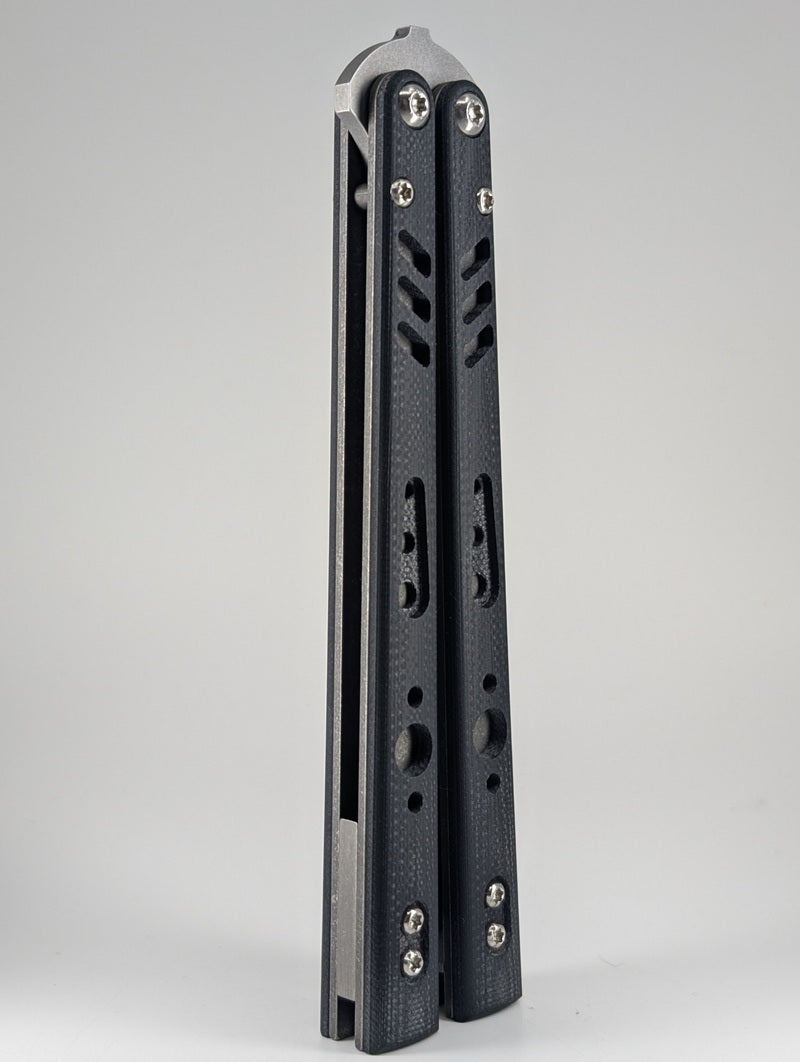 *Consignment* Bladerunner's Systems Replicant ALT Blade Black G10 Spear Live Blade Balisong
