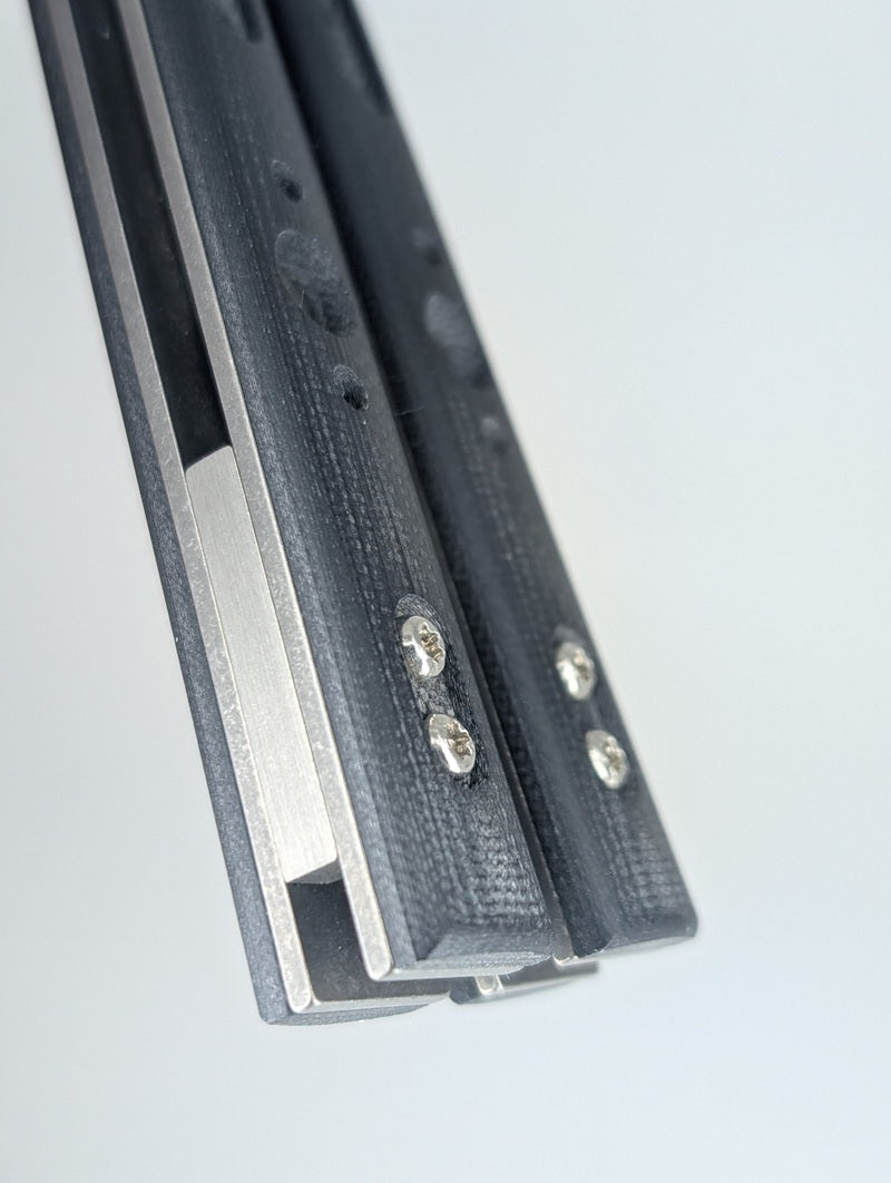 *Consignment* Bladerunner's Systems Replicant ALT Blade Black G10 Spear Live Blade Balisong