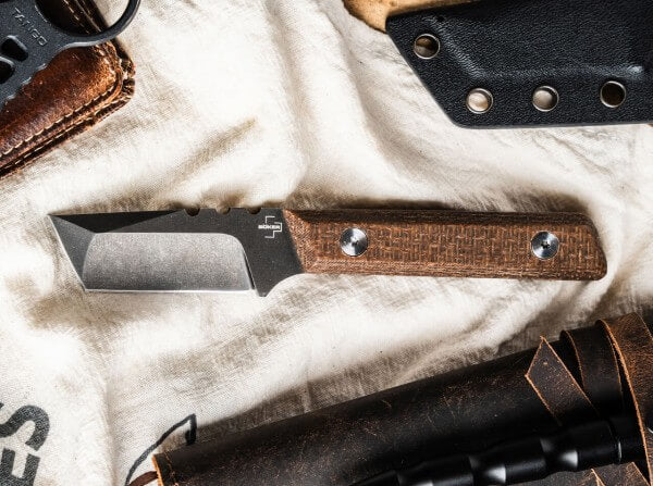Boker Plus Thicker Clipper Fixed Blade Knife