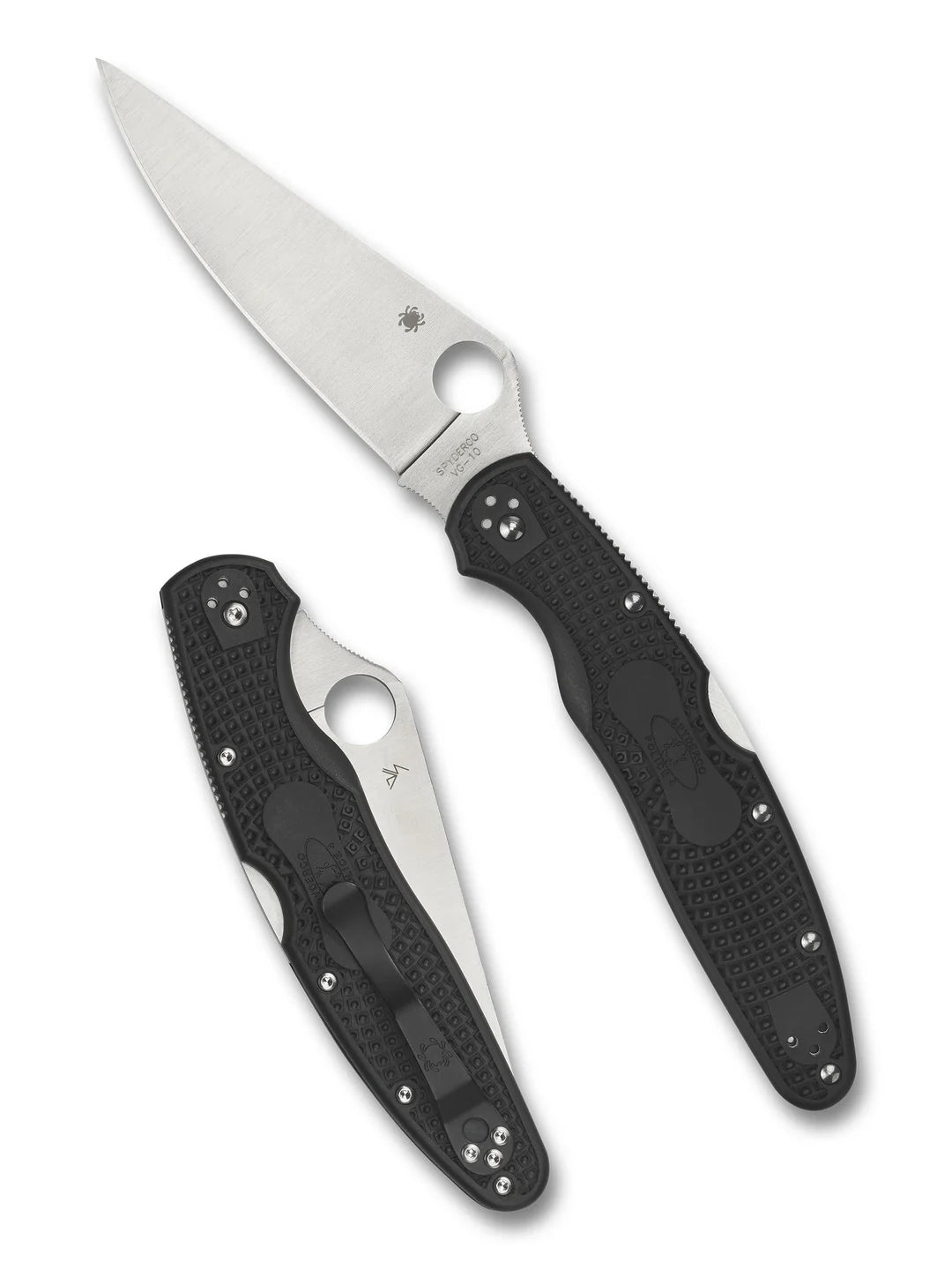 Spyderco Police 4 Black FRN Back Lock Folding Knife