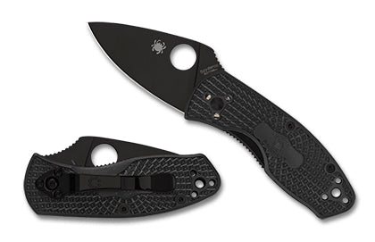 Spyderco Ambitious Black Liner Lock Folding Knife