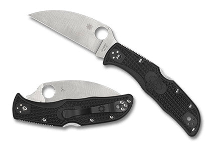 Spyderco Endela Wharncliffe Black Backlock Folding Knife