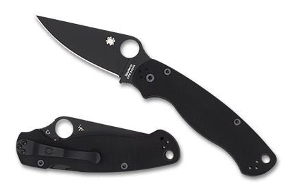 Spyderco Para Military 2 G-10 Black/Black Blade Folding Knife