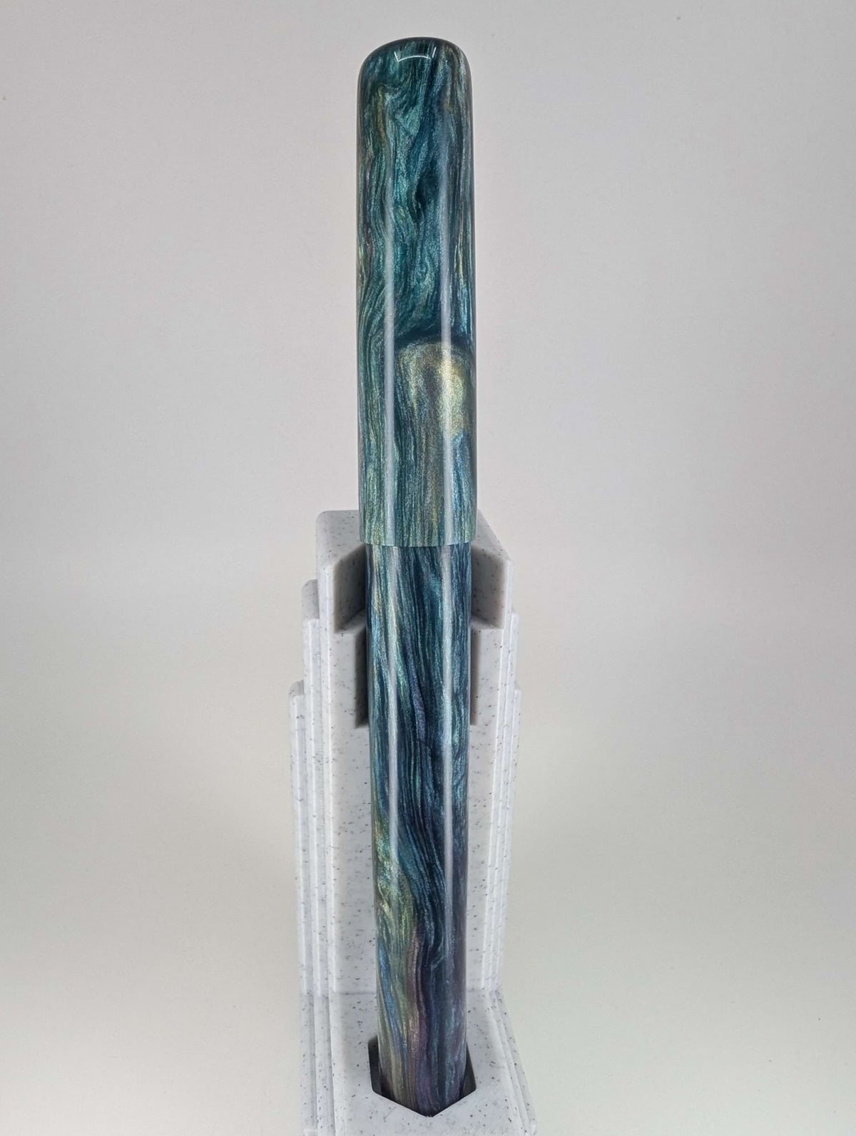 CAS Pens Kaleidoscope Fountain Pen Steel 2-Tone Fine Nib