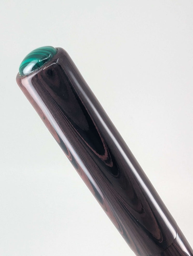 CAS Pens Red Ebonite Fountain Pen Steel Fine Nib