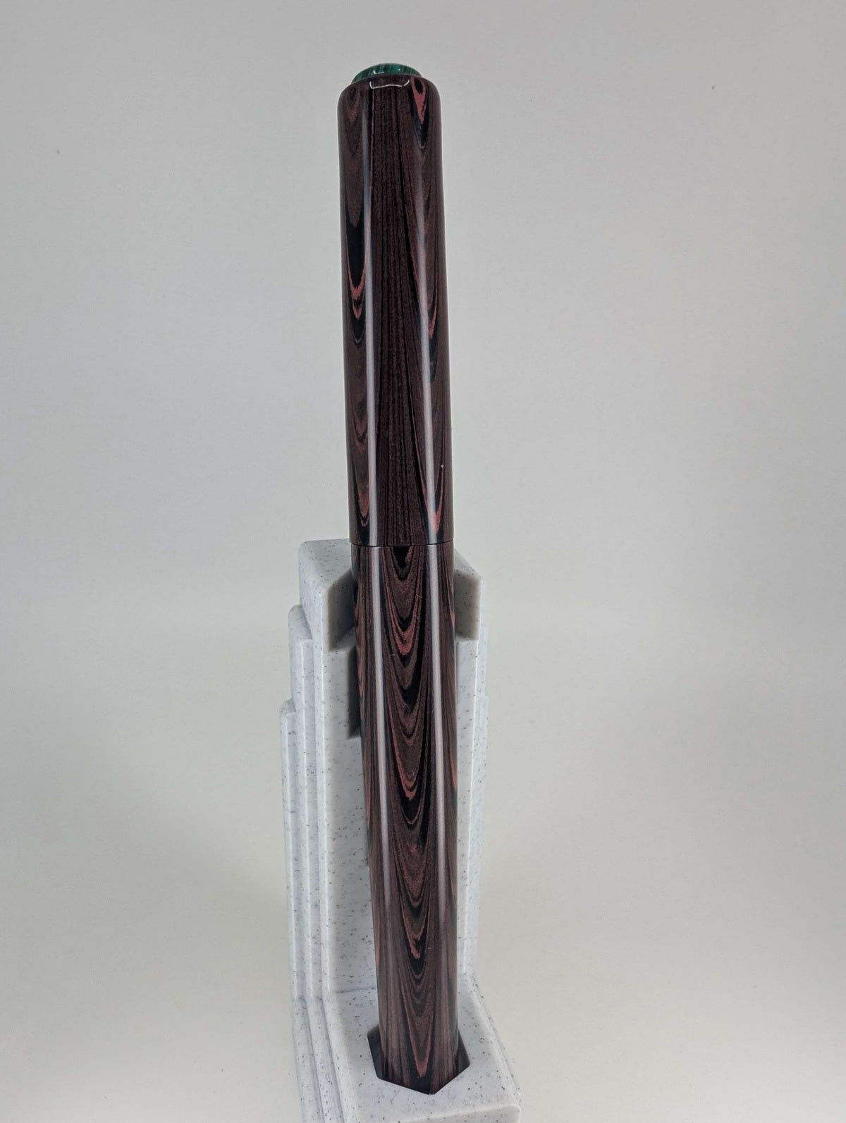 CAS Pens Red Ebonite Fountain Pen Steel Fine Nib