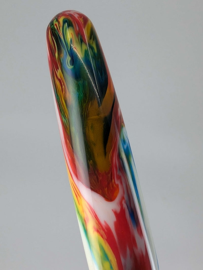 CAS Pens Yellow White Fountain Pen Steel 2-Tone Fine Nib