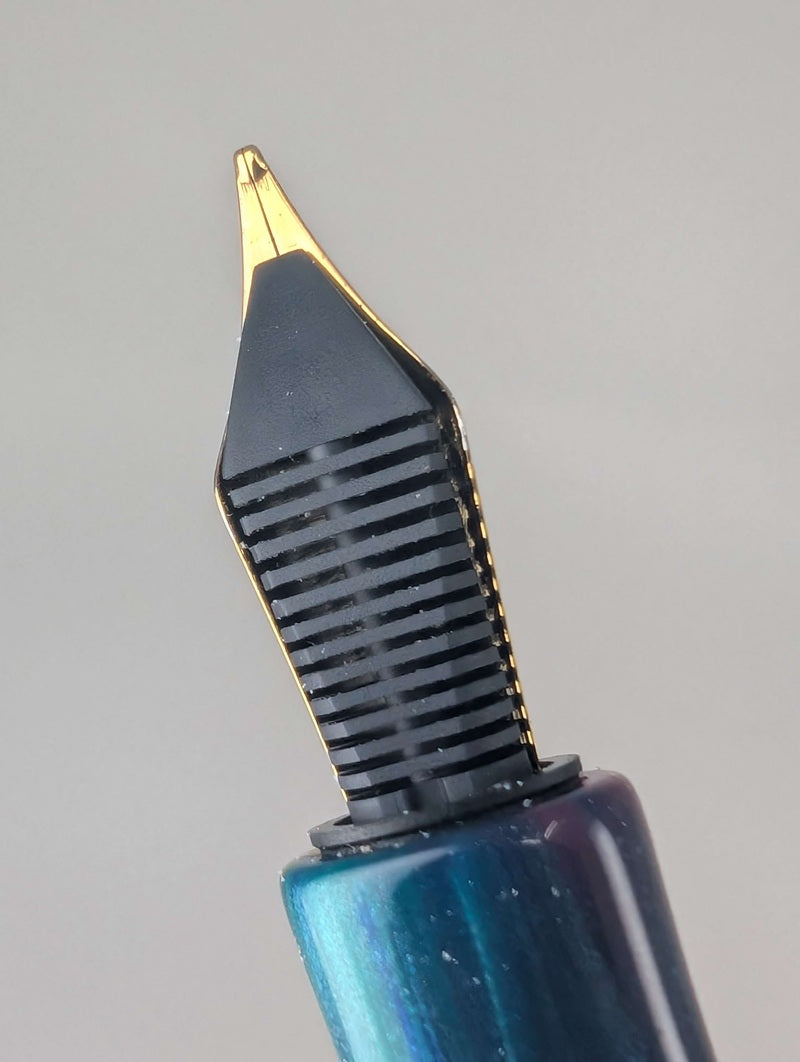 CAS Pens Starry Night Fountain Pen Steel 2-Tone Broad Nib