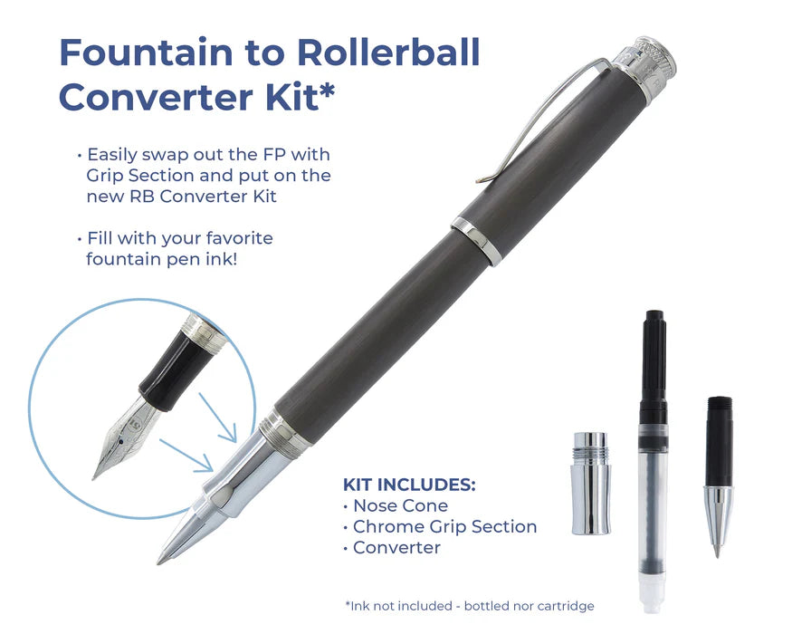 Retro 51 Fountain Pen to Rollerball Conversion Kit