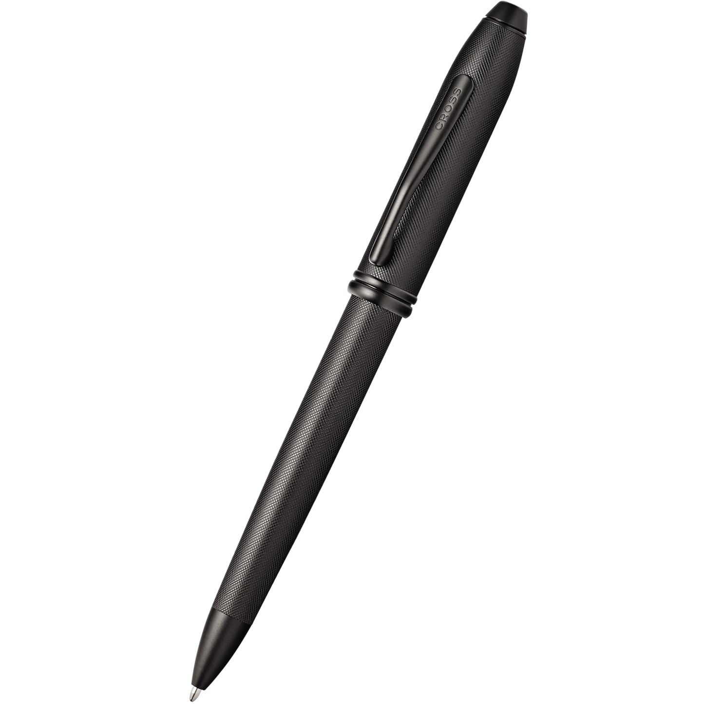 AT Cross Townsend Black w/ Micro Knurling Ballpoint Pen