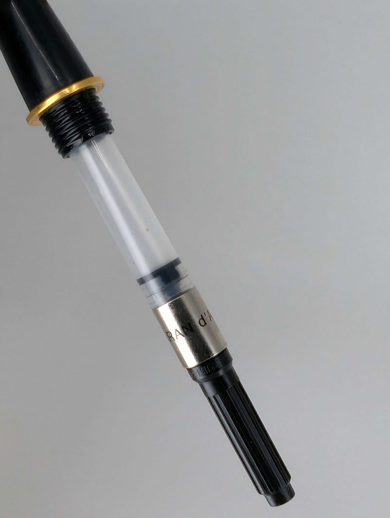 *Consignment* Caran d'Ache Equinox Blue Marble Fountain Pen Steel Medium Nib