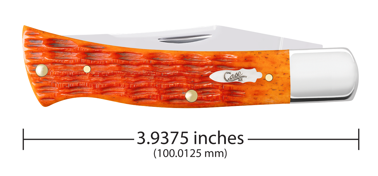 Case Knives Tequila Sunrise Bone Crandall Jig Case Axe Handle Pocket Knife