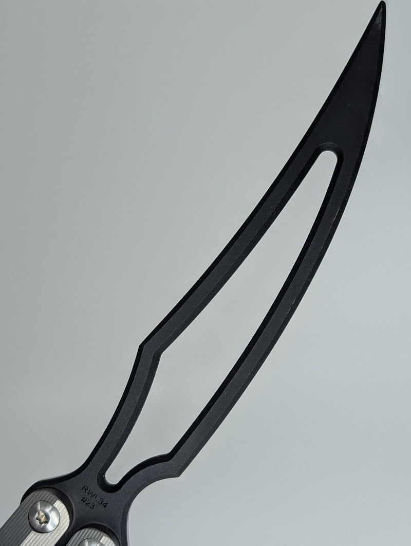 Ceroni Knives BaliReaper Titanium Balisong Trainer