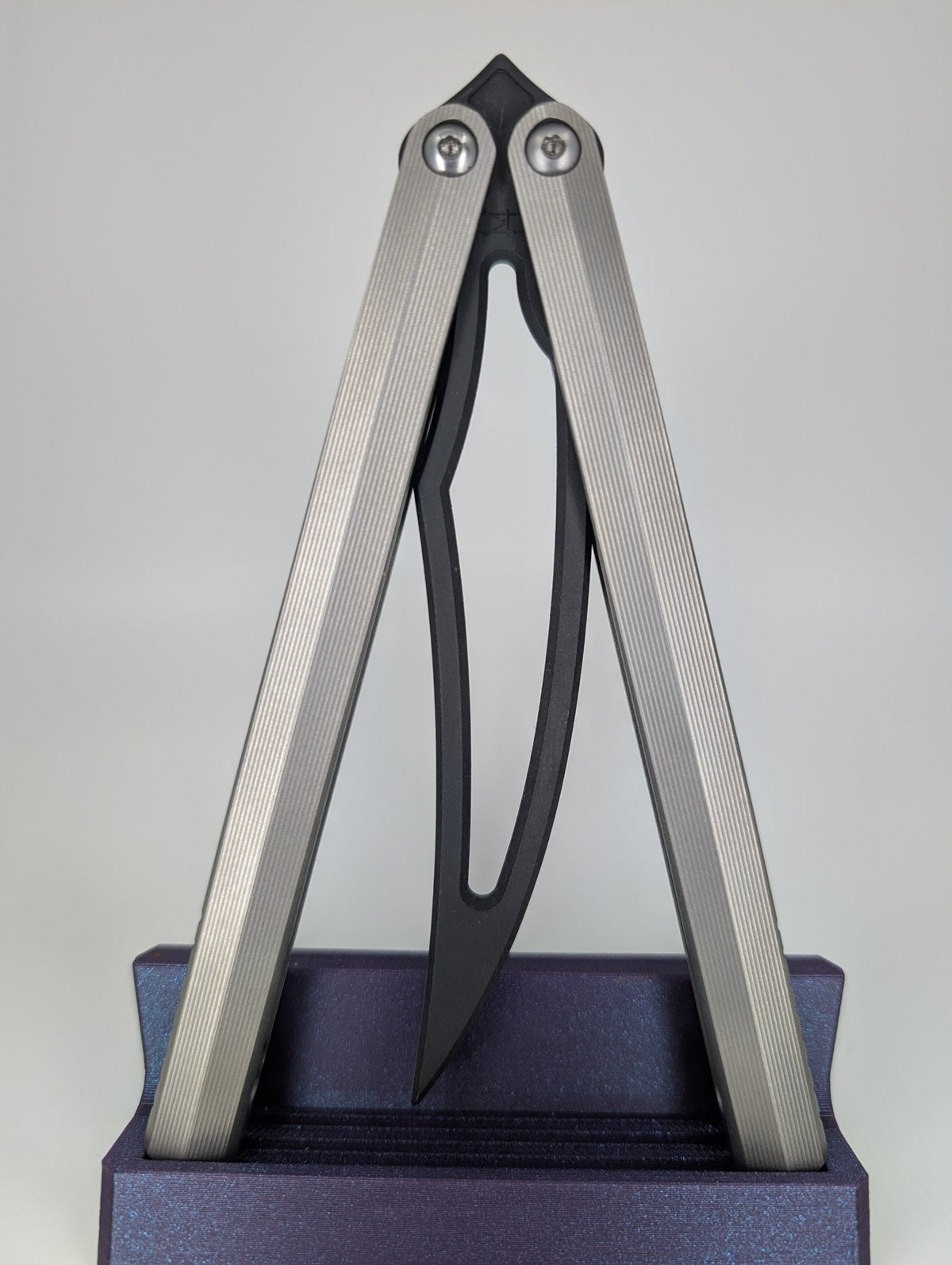 Ceroni Knives BaliReaper Titanium Balisong Trainer