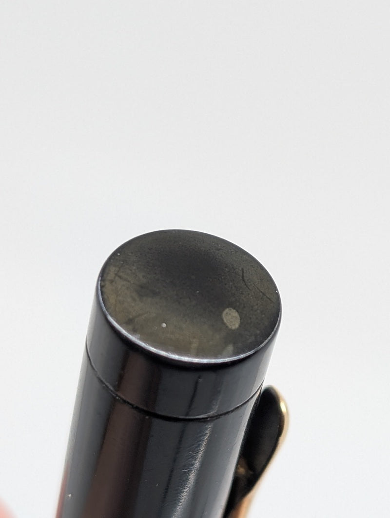 *Consignment* Conklin Senior Endura Black Fountain Pen Steel Fine Nib