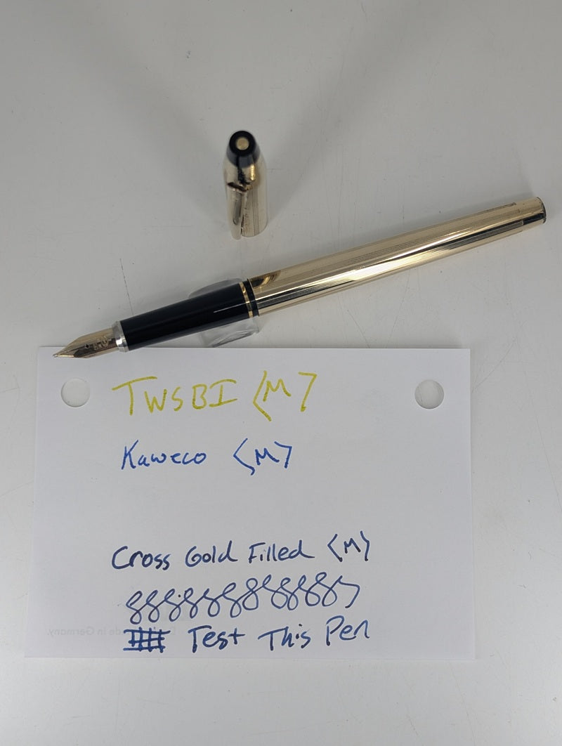 *Consignment* Cross Gold Filled Fountain Pen 14k Gold Medium Nib