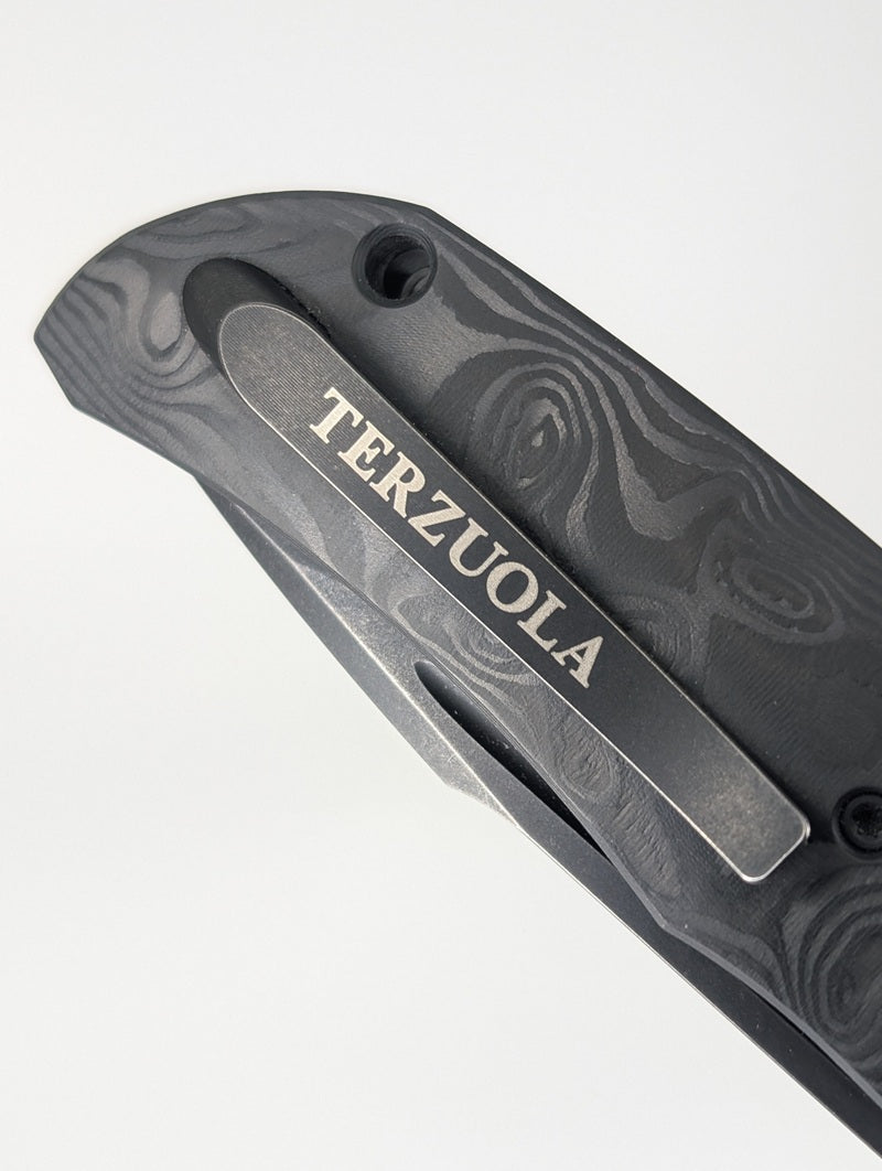 *Consignment* Custom Knife Factory Eagle Rock Bob Terzuola Linerlock Folding Knife
