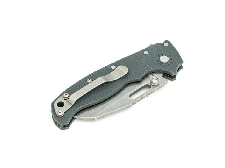 Demko AD20.5 Grey Shark Foot Blade Folding Knife