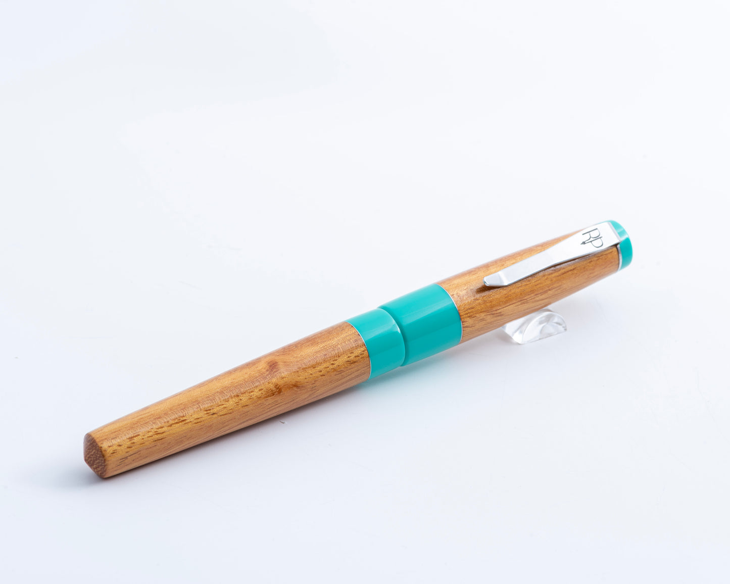 Rhys' Pieces Custom Fountain Pen - "Osage Teal"