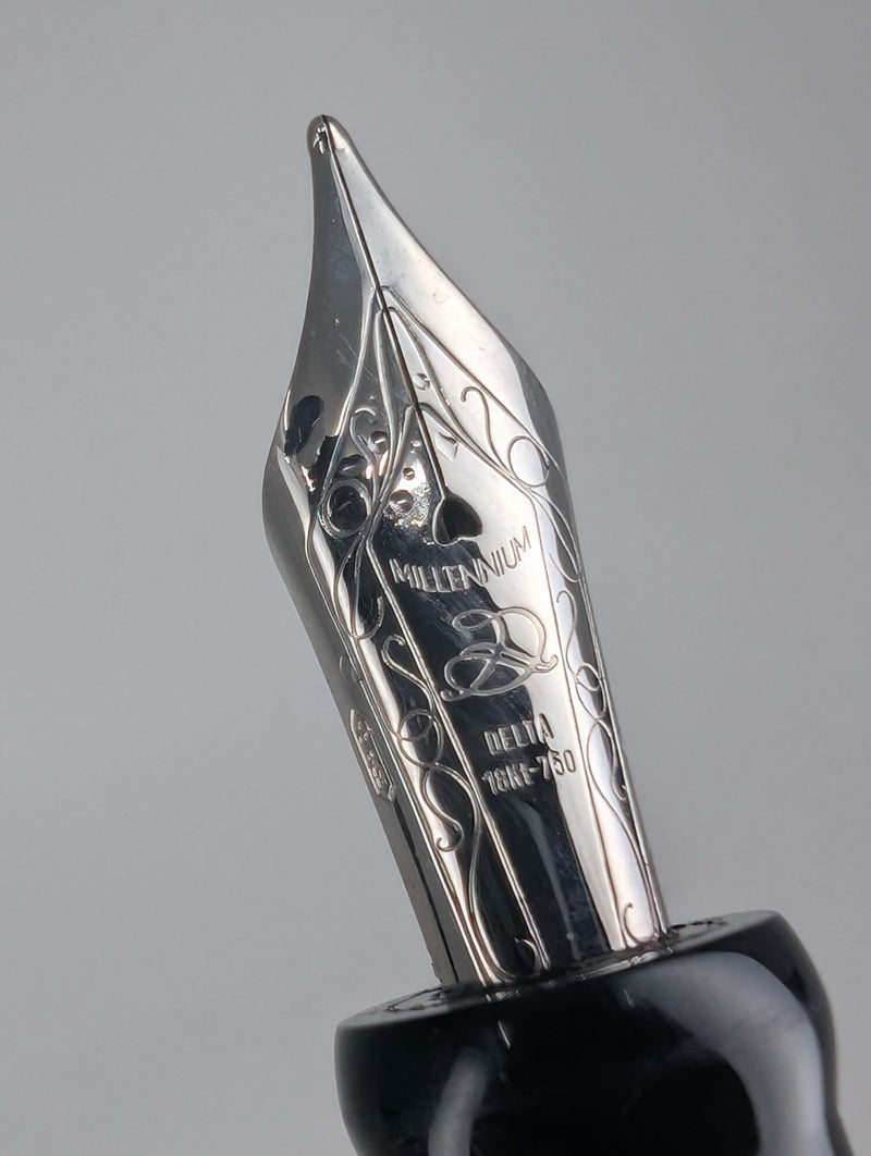 *Consignment* Delta Isaac Newton Special Limited Edition Fountain Pen 18k Gold Broad Nib