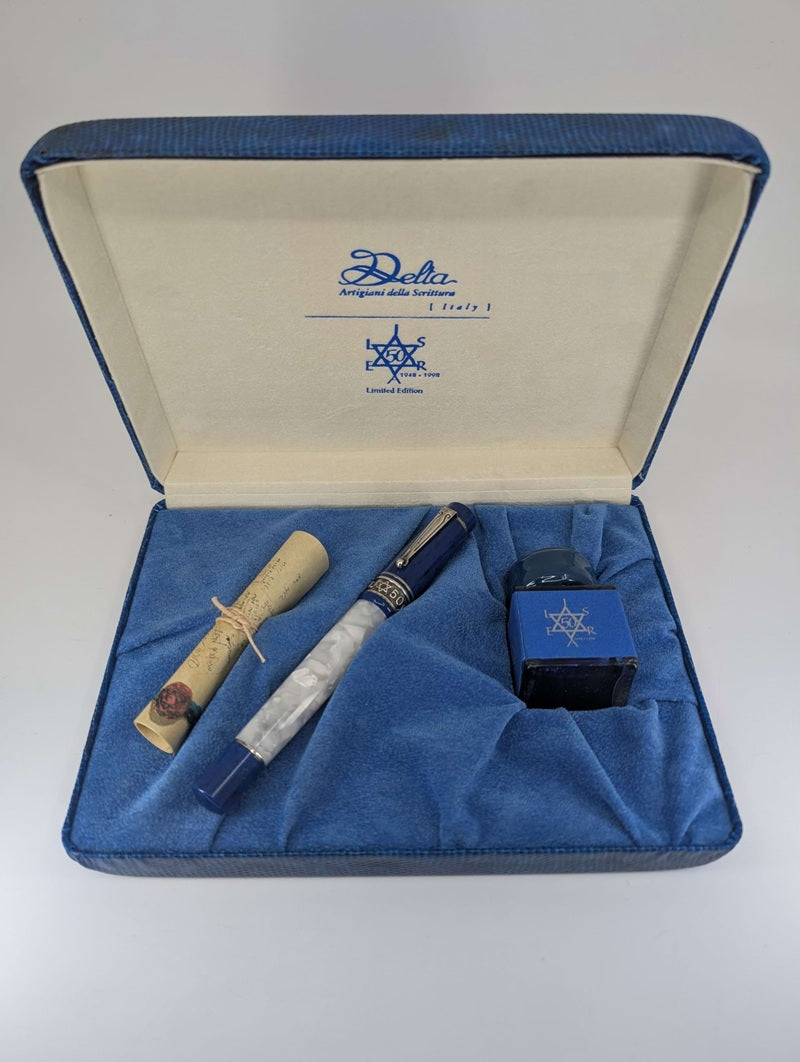 *Consignment* Delta Israel 50th Anniv. Limited Edition Fountain Pen