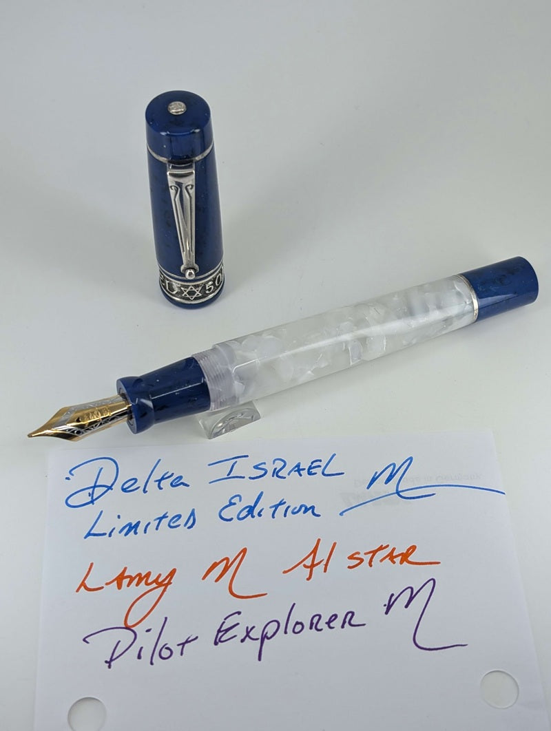 *Consignment* Delta Israel 50th Anniv. Limited Edition Fountain Pen