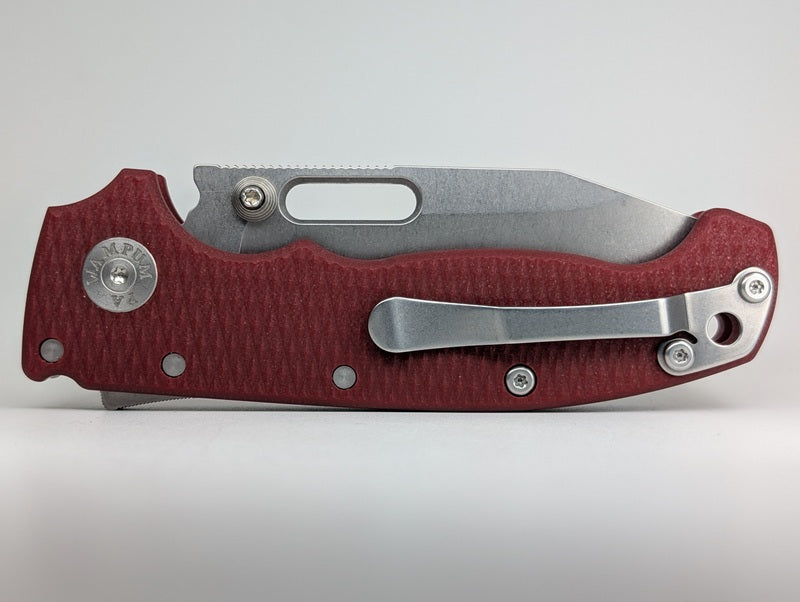 *Consignment* Demko Knives MGAD20 Magnacut V2 Clip Point Red G10 SHARK-LOK Folding Knife