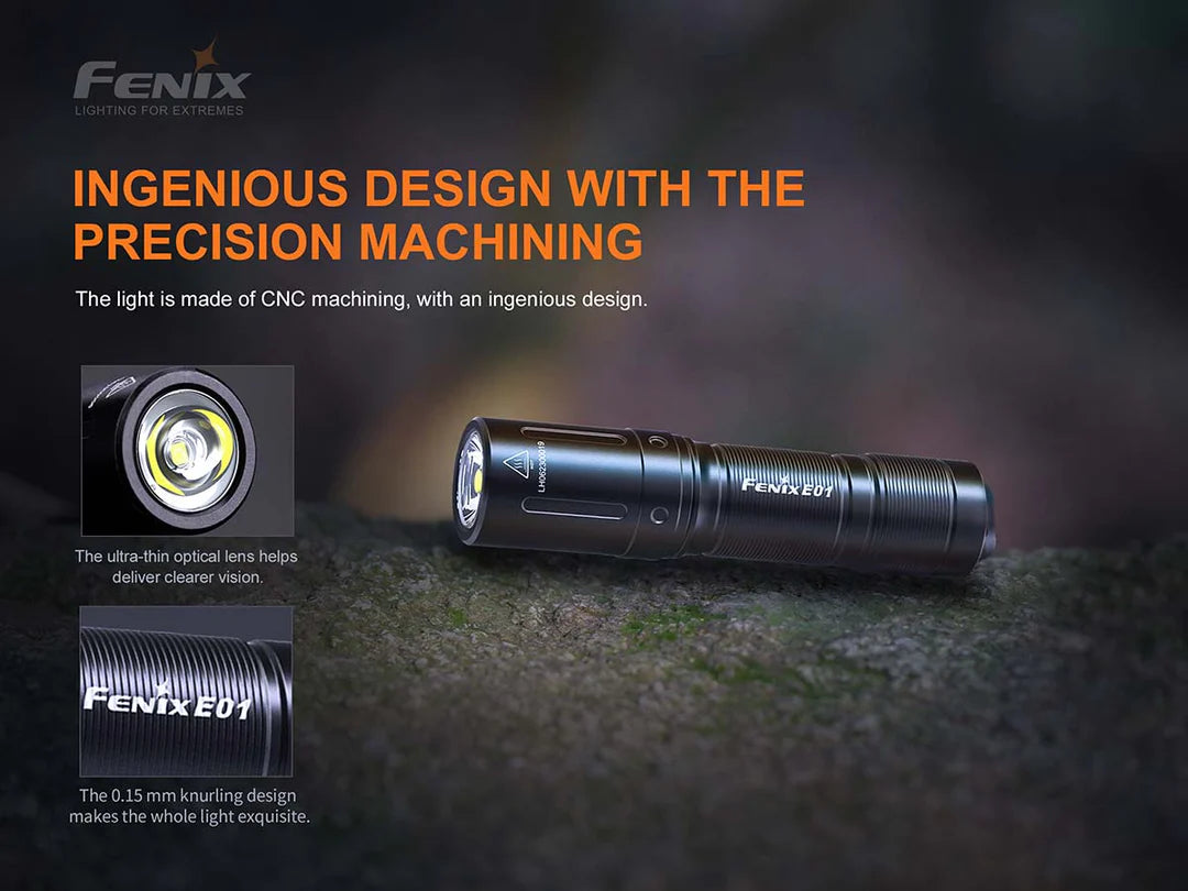 Fenix Lighting E01 V2.0 Mini EDC Flashlight
