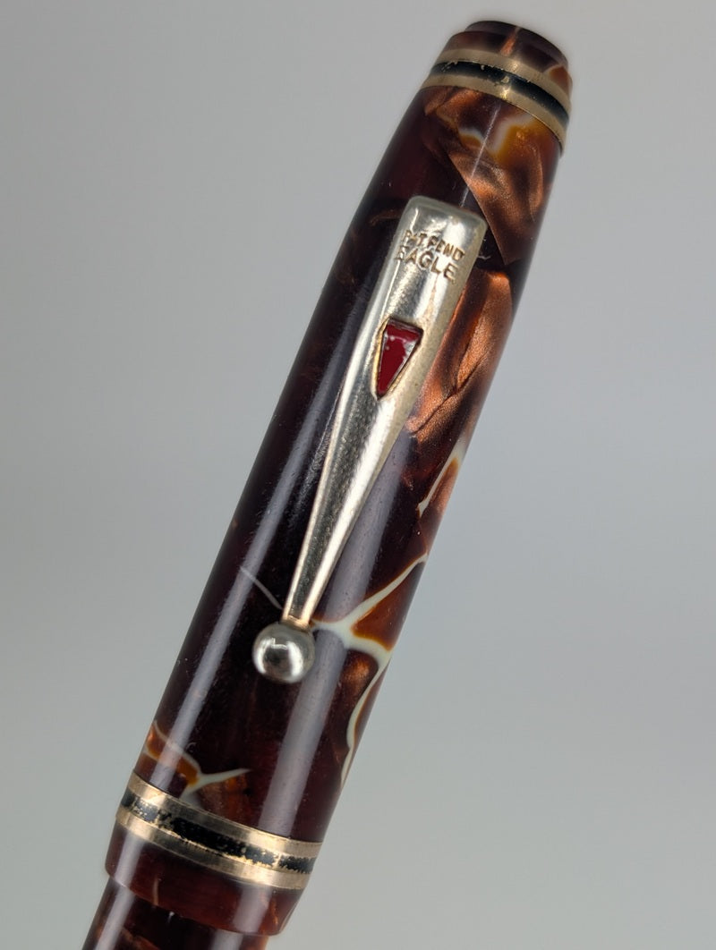 *Consignment* Vintage Eagle Fountain Pen 14k Gold Medium Flex Nib